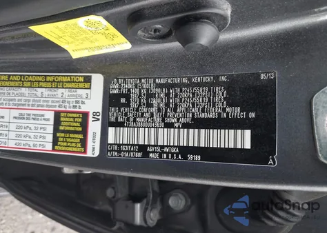 2013 Toyota Venza Le z USA, uszkodzony, nr VIN 4T3BA3BB0DU045690